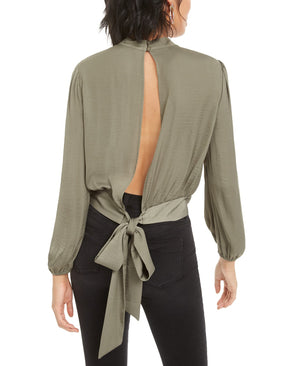 Bar Iii Open Back Bow Top, Created for Macy's