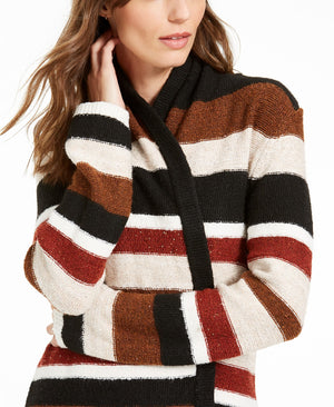 INC Embellished Striped Cardigan, Created for Macy's