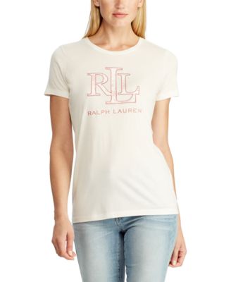 Lauren Ralph Lauren Embroidered Logo Tee