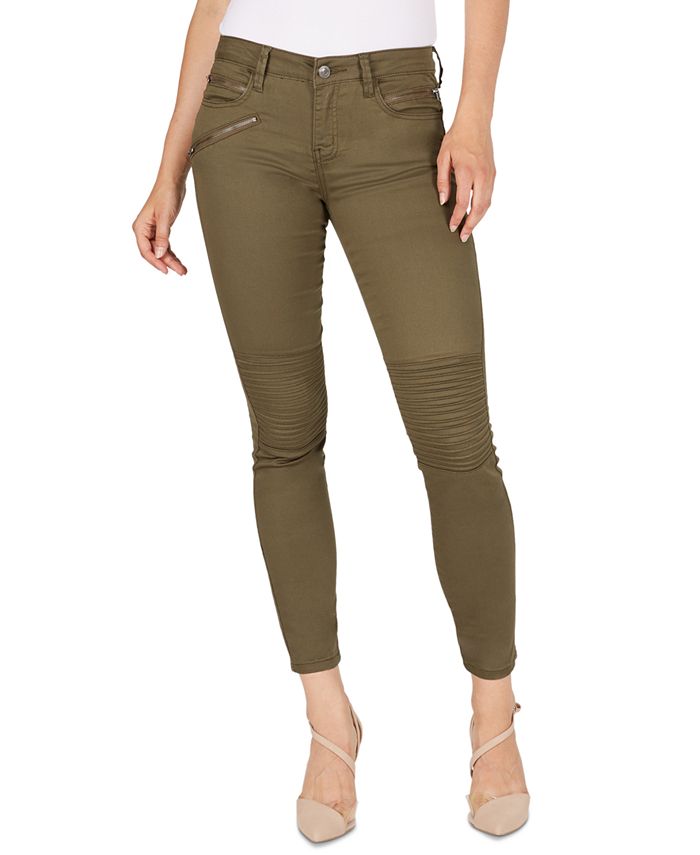 Numero Mid-Rise Moto Skinny Ankle Jeans