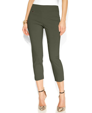 Alfani Tummy-Control Pull-on Capri Pants, Created for Macy's