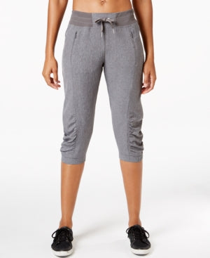 Calvin Klein Performance Commuter Active Capri Pants - Grey Melange