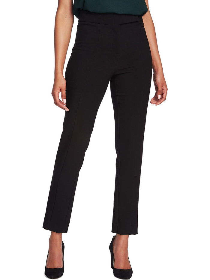 1.State Womens Pintuck Flat Front Pants