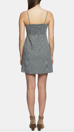 1.State Women's Checkered Casual Shift Dress Size 8