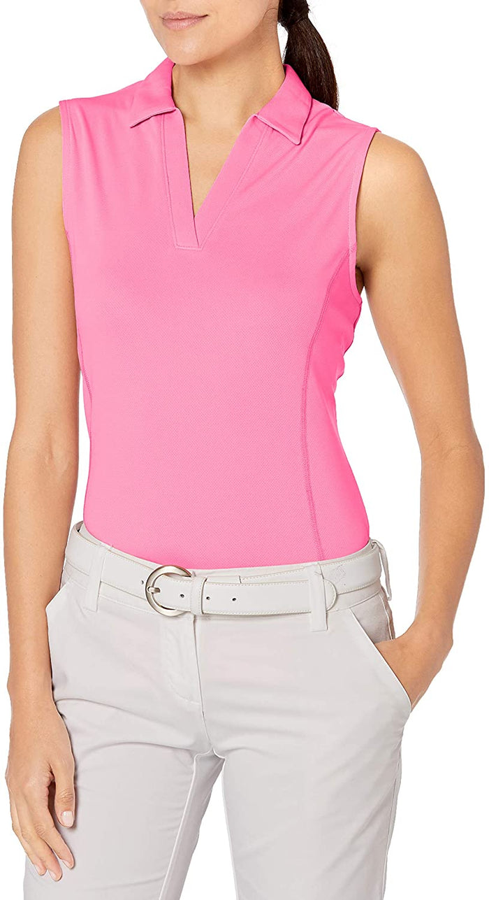 Pga Tour V-Neck Sleeveless Golf Polo - Medium