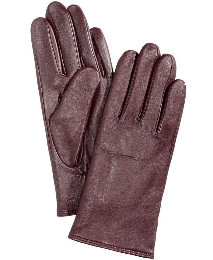 Charter Club Cashmere Lined Leather Tech Gloves