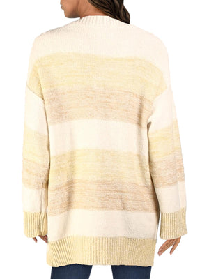 Free People Womens Ribbed Trim Button Front Cardigan Sweater