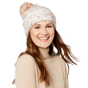 INC International Concepts Mixed Yarns Beanie - One Size