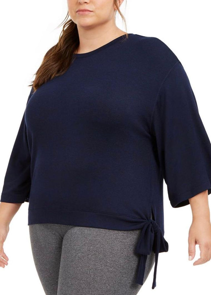 Ideology Plus Size Side-Tie Top