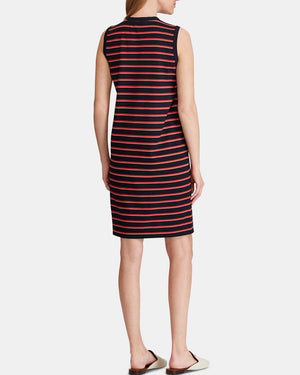 Lauren Ralph Lauren Striped Dress - Navy Multi