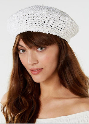 Steve Madden Crochet Beret