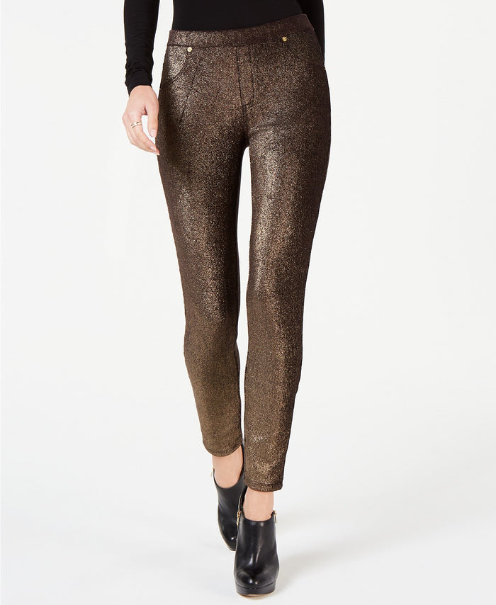 Michael Michael Kors Metallic Foil Pull-on Leggings, Regular & Petite