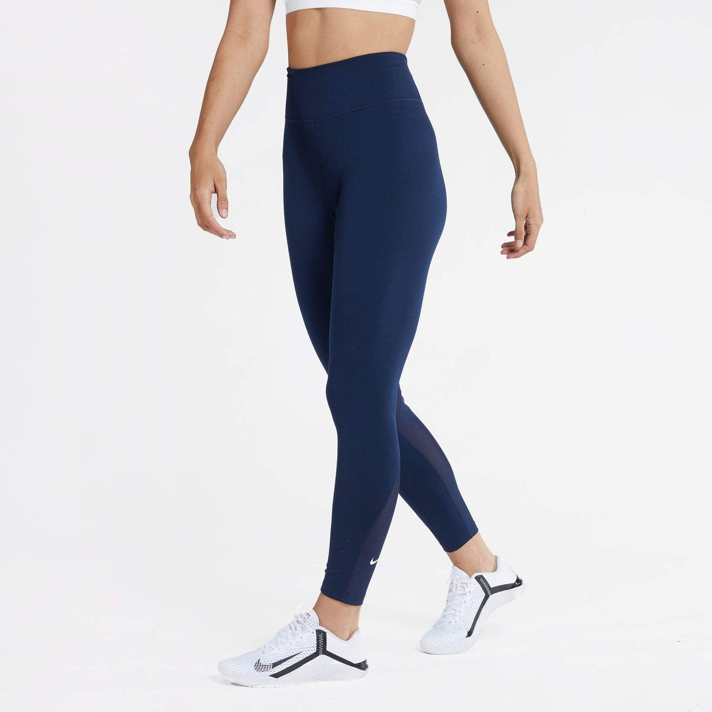 Nike One Training Ankle Leggings Blue Void XL Jacks and Gill Apparel