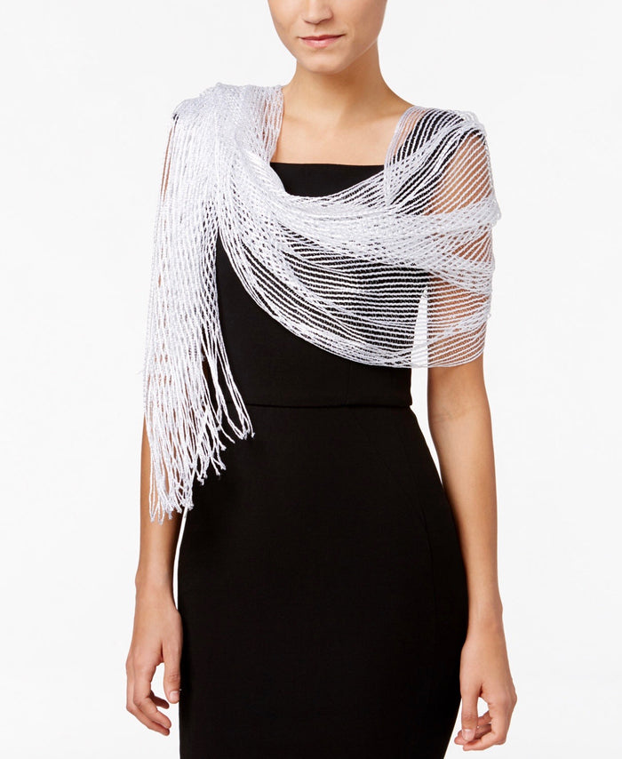 I.n.c. Lurex Metallic Net Evening Wrap