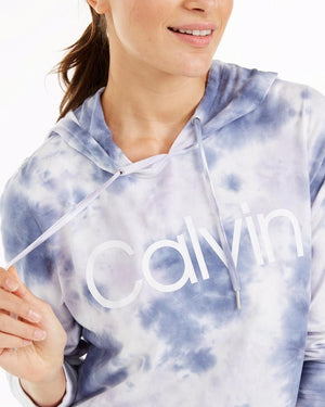 Calvin Klein Performance Tie-Die Logo Hoodie Size_XS