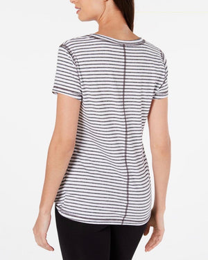 Ideology Striped Knot-Front Top