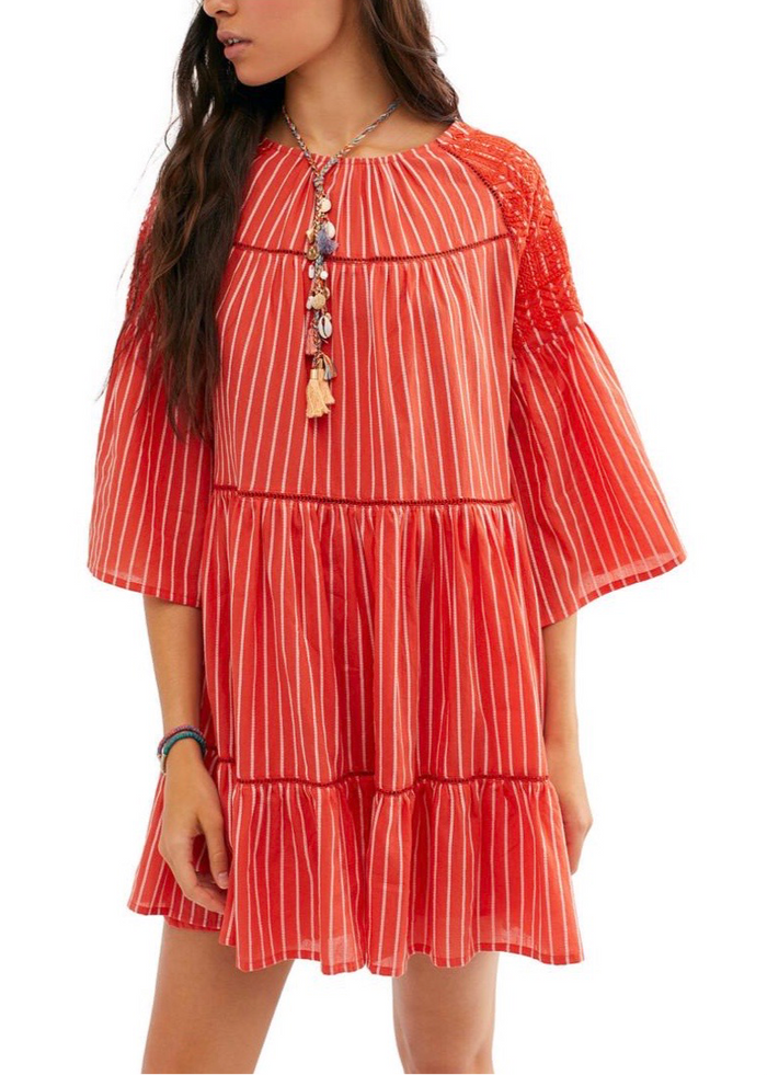 Women's Dress Large Shift Lola Striped L