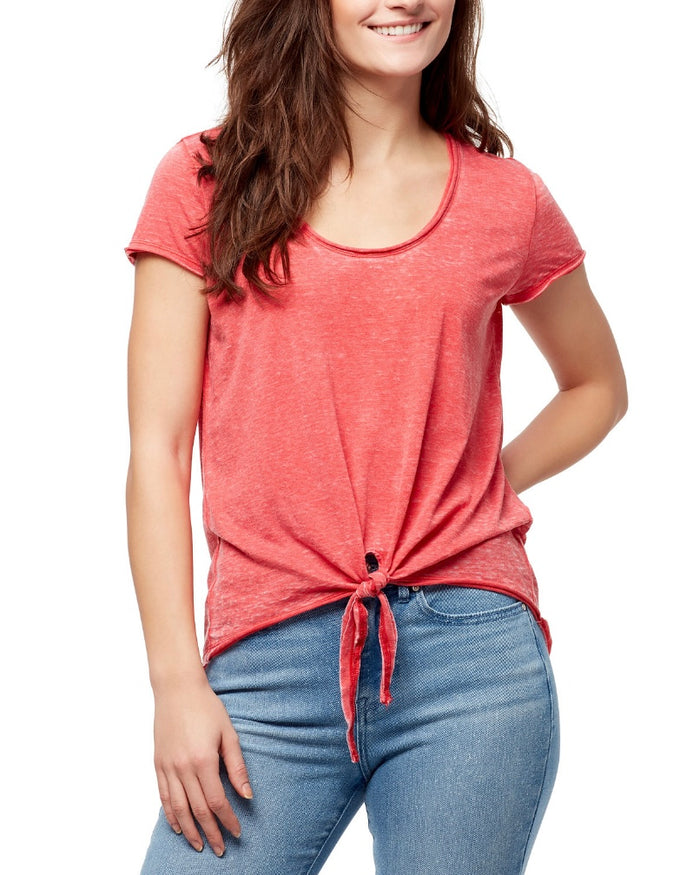 William Rast Astrid Tie-Front T-Shirt