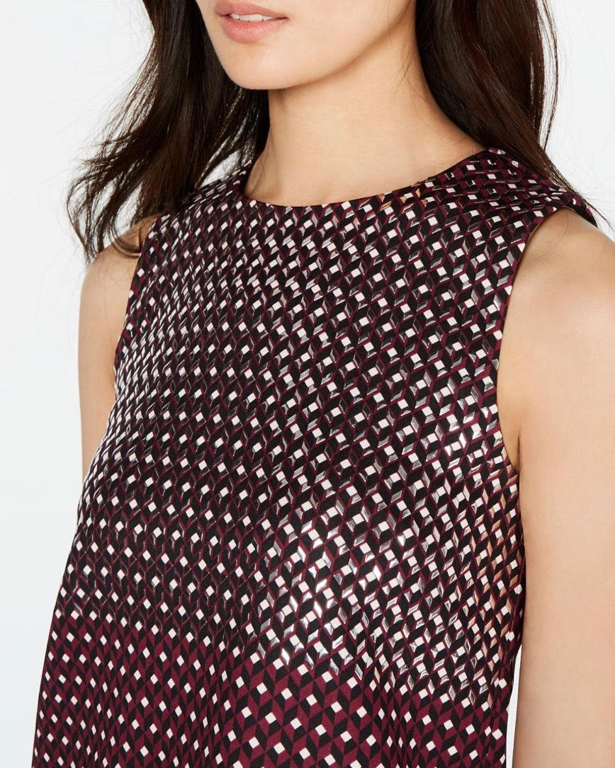 michael michael kors studded jersey dress Michael Kors Gold-tone studded jersey dress
