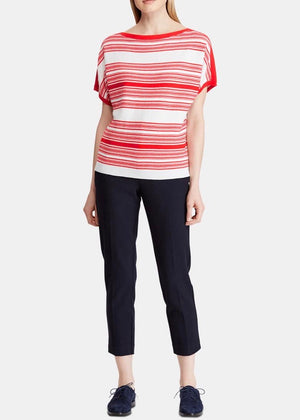 Lauren Ralph Lauren Womens Lafave Knit Striped Top