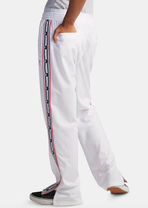 Women's Logo Track Pants, White, Size Medium | Champion