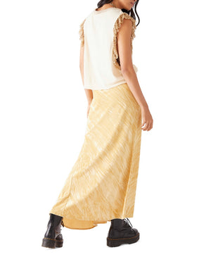 Noa Velvet Slip Skirt by Free People, Hay There - Size: XS