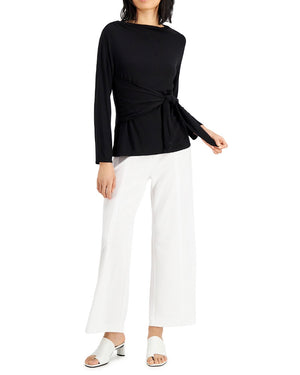 Alfani Tie-Front Long-Sleeve Top, Created for Macy's - XXL