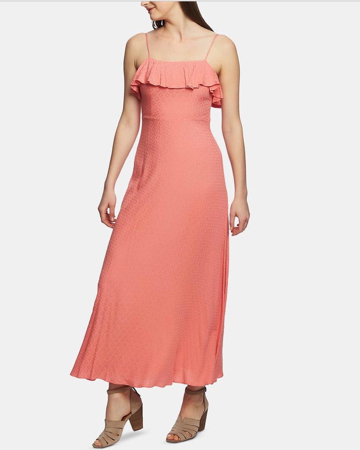 1.state Sleeveless Ruffled Maxi Dress