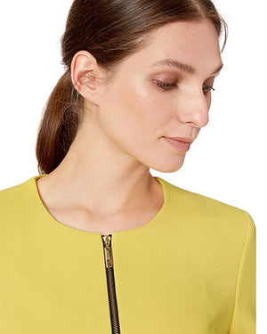 Nine West Zip-Front Crepe Topper