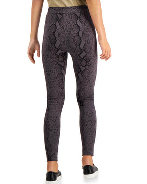 Style & Co Plus Size Snake-Print Leggings, Size - 1X