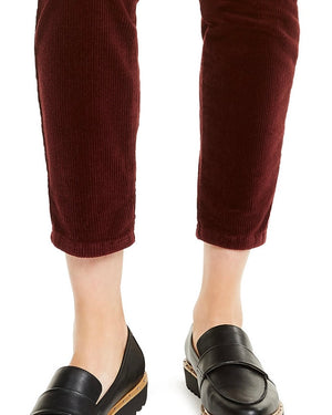 High-Rise Blush Skinny Corduroy Pants