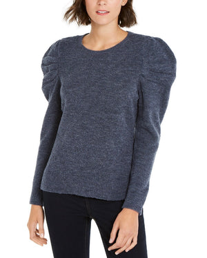 Inc Puff-Sleeve Sweater, Created for Macy's - Inkberry