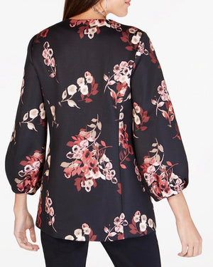 Alfani Womens Floral Scuba Collarless Blazer - XL