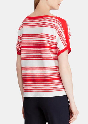 Lauren Ralph Lauren Womens Lafave Knit Striped Top