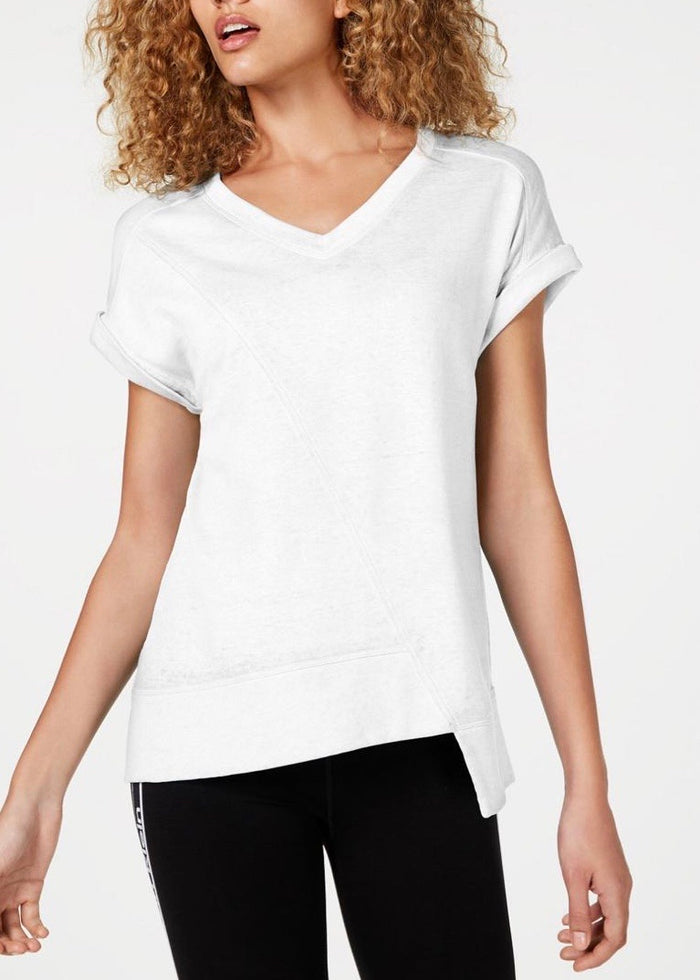 Calvin Klein Performance Asymmetrical T-Shirt - White