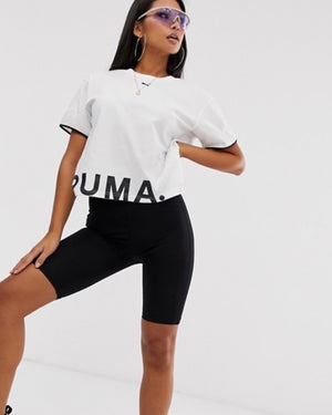 Puma Chase Cotton T-Shirt - Puma White