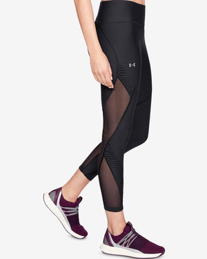 Under Armour Ua Vanish Pleated Ankle Leggings - Black