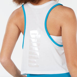 Puma Womens Summer Logo Cropped Tank Top