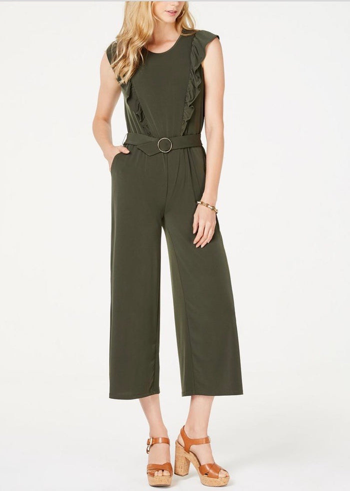 Womens Jumpsuit Small Petite Ruffled Size - P/S