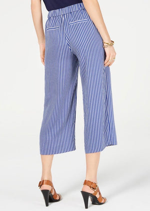 MICHAEL Michael Kors Cropped Angle Pocket Pants (Twilight Blue) Women's Casual Pants