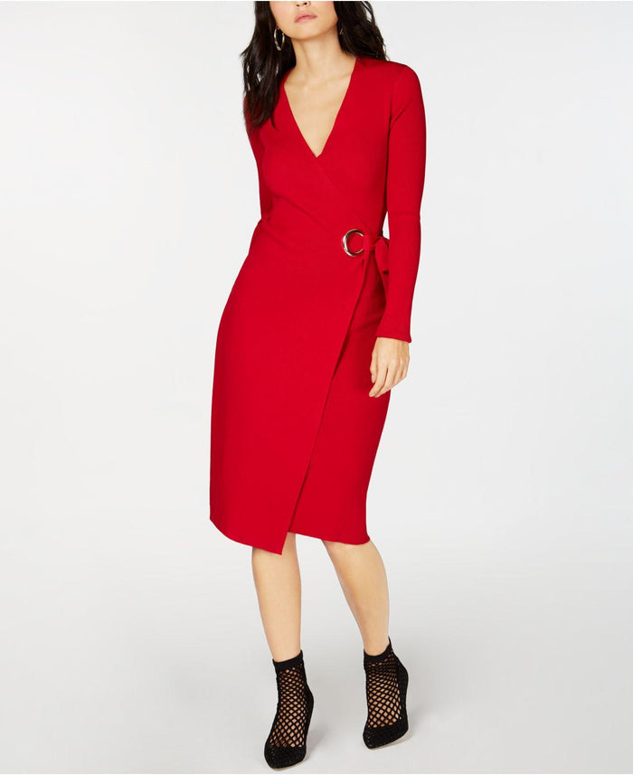 INC Wrap Sweater Dress