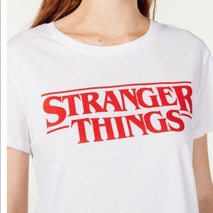 Love Tribe Juniors' Stranger Things Logo Graphic T-Shirt