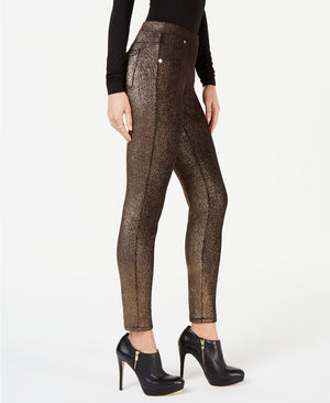 Michael Michael Kors Metallic Foil Pull-on Leggings, Regular & Petite