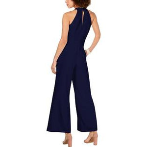 Julia Jordan Womens Jumpsuit Crepe Halter - Size 8
