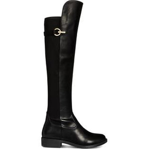 Rebel by Zigi Women's Onely Leather Riding Boots Black - 7.5