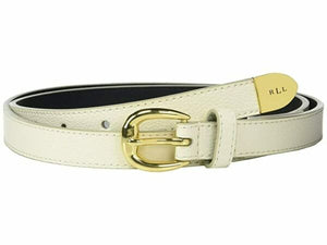 LAUREN Ralph Lauren Skinny Bennington Belt (Mellow Pink) Women's Belts