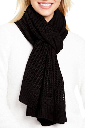 Dkny Open-Knit Blocked Scarf