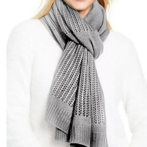 Dkny Open-Knit Blocked Scarf