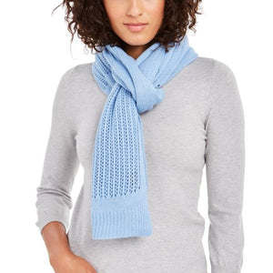 Dkny Open-Knit Blocked Scarf